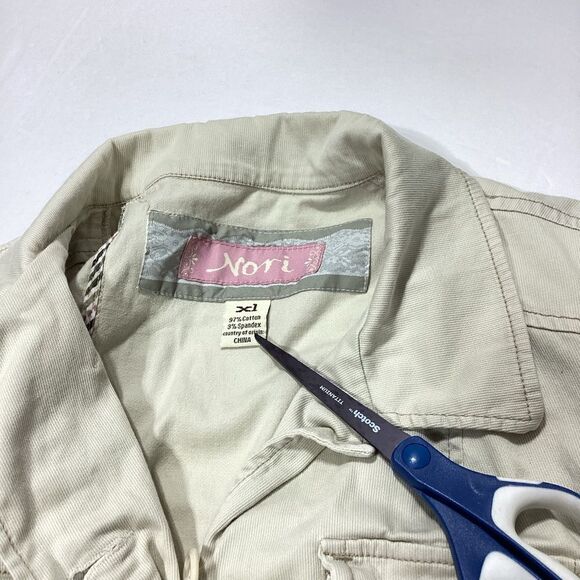 Nori Trench Coat Tan Utility Style XL - Picture 7 of 13